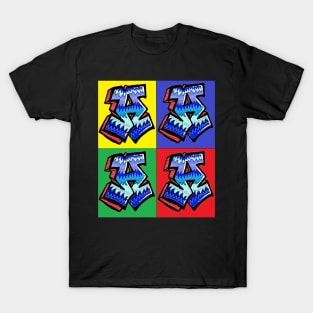 pop art graffiti a 4 T-Shirt